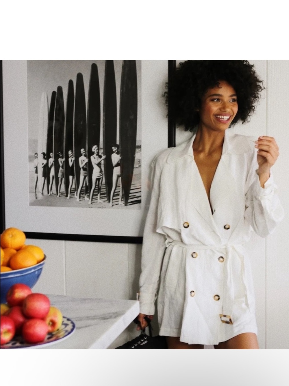 STONE COLD FOX SMITH LINEN TRENCH FOR LOVE LEMONS ZARA WEDDING BRIDAL BRUNCH